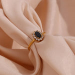Load image into Gallery viewer, Dainty Adjustable Oval Diamond Rings
