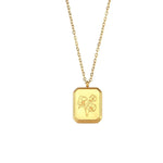 Load image into Gallery viewer, Dainty Birth Month Flower Necklace
