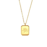 Load image into Gallery viewer, Dainty Birth Month Flower Necklace
