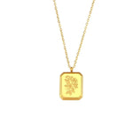 Load image into Gallery viewer, Dainty Birth Month Flower Necklace
