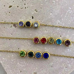 Load image into Gallery viewer, Dainty Birthstones Chain Bracelet
