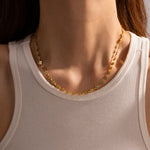 Load image into Gallery viewer, Dainty Blue Floral Necklace
