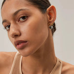 Load image into Gallery viewer, Dainty Bow Heart Earrings
