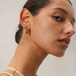 Load image into Gallery viewer, Dainty Bow Heart Earrings
