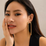 Load image into Gallery viewer, Dainty Bow Tassel Earrings
