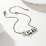 Load image into Gallery viewer, Dainty Bubble Letter Name Bracelet

