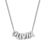 Load image into Gallery viewer, Personalized Bubble Name Necklace
