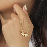 Load image into Gallery viewer, Personalized Bubble Name Necklace
