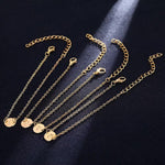 Load image into Gallery viewer, Dainty Chain Letter Initial Charm Bracelet
