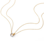 Load image into Gallery viewer, Dainty Circular Layered Love Necklace
