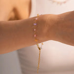 Load image into Gallery viewer, Dainty Crystal Bracelet and Necklace Set
