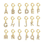 Load image into Gallery viewer, Dainty Cuban Figaro Chain Letter Initial Bracelet
