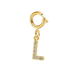 Load image into Gallery viewer, Dainty Cuban Figaro Chain Letter Initial Bracelet

