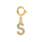Load image into Gallery viewer, Dainty Cuban Figaro Chain Letter Initial Bracelet
