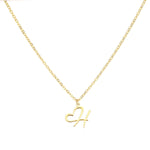 Load image into Gallery viewer, Dainty Heart Letter Initial Necklace
