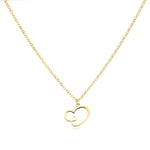 Load image into Gallery viewer, Dainty Heart Letter Initial Necklace
