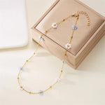 Load image into Gallery viewer, Dainty Daisy Necklace &amp; Bracelets
