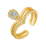 Load image into Gallery viewer, Dainty Diamond Adjustable Ring Stacks
