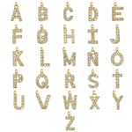 Load image into Gallery viewer, Dainty Diamond Letter Initial Lariat Necklace
