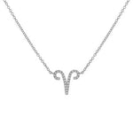 Load image into Gallery viewer, Dainty Diamond Zodiac Sign Necklace
