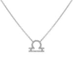 Load image into Gallery viewer, Dainty Diamond Zodiac Sign Necklace
