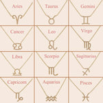 Load image into Gallery viewer, Dainty Diamond Zodiac Sign Necklace
