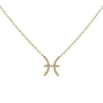 Load image into Gallery viewer, Dainty Diamond Zodiac Sign Necklace
