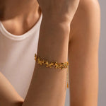 Load image into Gallery viewer, Dainty Feminine Butterfly Wrapped Bracelet
