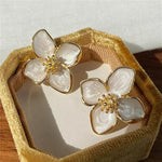 Load image into Gallery viewer, Dainty Floral Hibiscus Earrings
