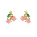 Load image into Gallery viewer, Dainty Fruit Hoop &amp; Stud Earrings
