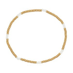 Load image into Gallery viewer, Dainty Gold Beaded Pearl Bracelets
