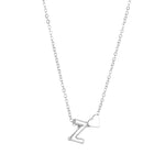 Load image into Gallery viewer, Dainty Heart Accented Letter Initial Necklace

