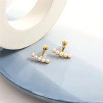 Load image into Gallery viewer, Dainty Heart Pearls Earrings
