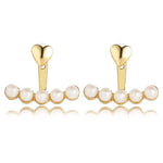 Load image into Gallery viewer, Dainty Heart Pearls Earrings
