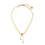 Load image into Gallery viewer, Dainty Herringbone Butterfly Dangle Necklace
