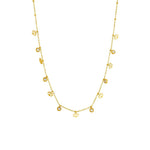 Load image into Gallery viewer, Dainty Minimal Evil Eye Diamond Necklace
