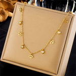Load image into Gallery viewer, Dainty Minimal Evil Eye Diamond Necklace
