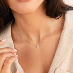 Load image into Gallery viewer, Nyx Delicate Round Crystal Necklace
