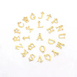 Load image into Gallery viewer, Dainty Satellite Chain Letter Initial Necklace
