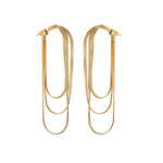 Load image into Gallery viewer, Dainty Tassel Dangle Chain Earrings
