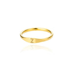 Load image into Gallery viewer, Dainty Thin Letter Initial Ring
