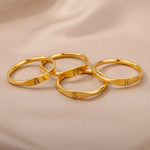 Load image into Gallery viewer, Dainty Thin Letter Initial Ring
