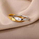 Load image into Gallery viewer, Dainty Thin Letter Initial Ring
