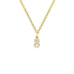 Load image into Gallery viewer, Dainty Zircon Letter Initial, Number, Symbol Chain Necklace
