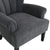 Dark Gray Modern Accent Living Room Chairs