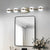 Aestin's Minimalist Modern 5-Light Brushed Gold Vanity Light