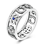Load image into Gallery viewer, S925 Lucky Evil Eye Ring
