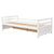 Twin Daybed with Two Storage Drawers In White