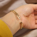 Load image into Gallery viewer, Diamond Knot Cuff Bracelet
