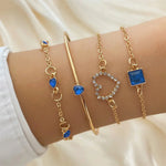 Load image into Gallery viewer, Diamond Statement Bracelet Stacks
